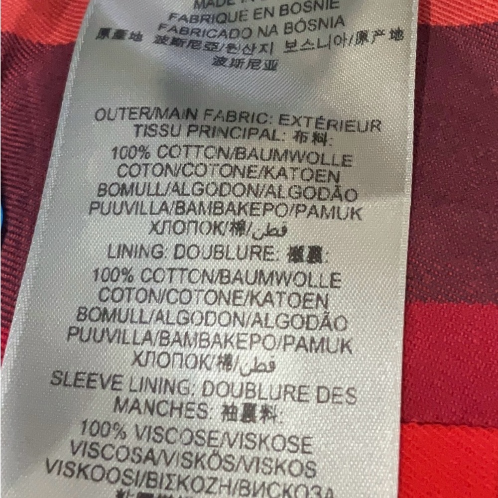 Burberry Red Double-Breasted Trench Coat--Vintage - Picture 6 of 7